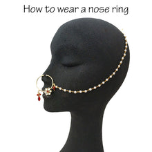 Load image into Gallery viewer, &quot;Taniya&quot; Pearl Nose Ring