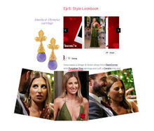 Load image into Gallery viewer, &quot;Olympia&quot; Amethyst Drop Earrings