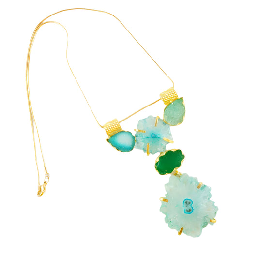 Sterling Silver Gold Plated "Veronika" Necklace