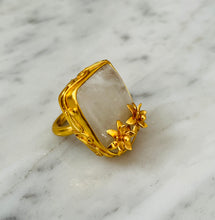 Load image into Gallery viewer, Rainbow Moonstone “Diana” Ring