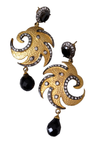 Noir - Black Onyx Earrings