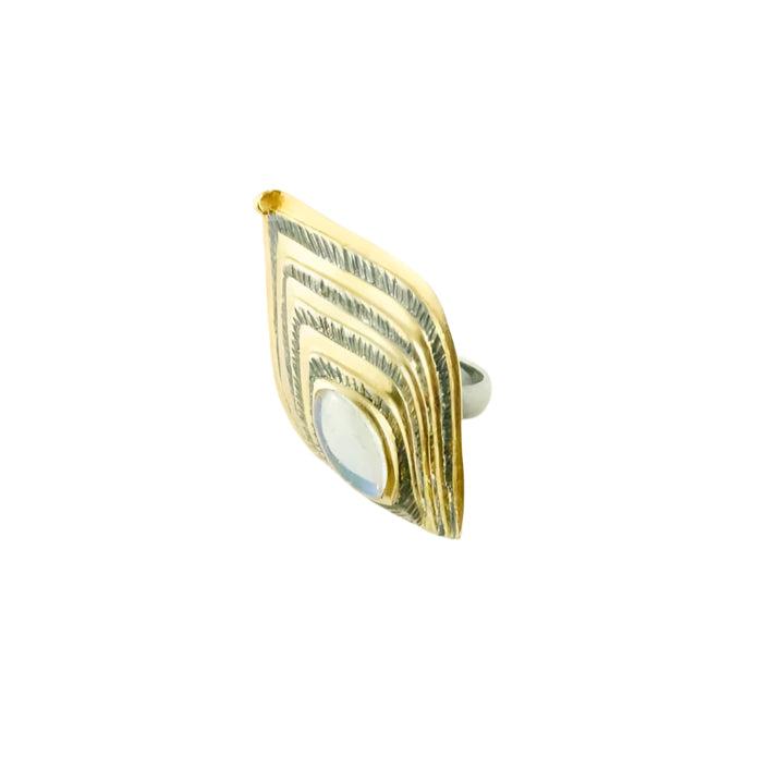 Moonstone Kite Ring