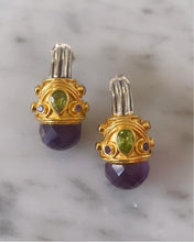Load image into Gallery viewer, &quot;Greek Goddess&quot; Amethyst Earrings