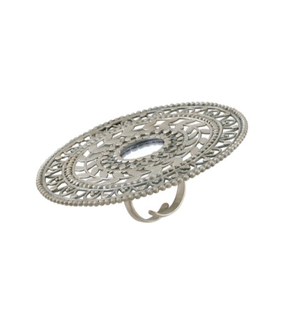 "Ciara" Cocktail Ring - Mirror