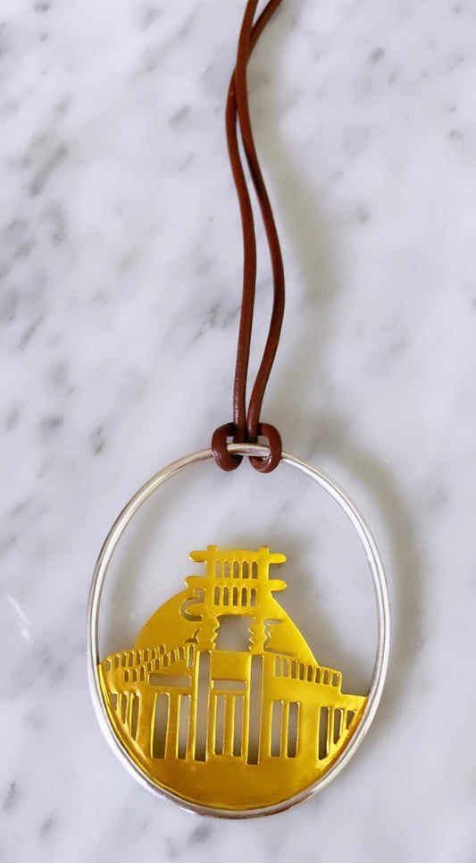 "Parthenon" Greek Temple Necklace