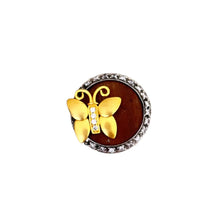 Load image into Gallery viewer, Zircon “Butterfly” Ring