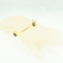 Load image into Gallery viewer, Labradorite Gem Bangle